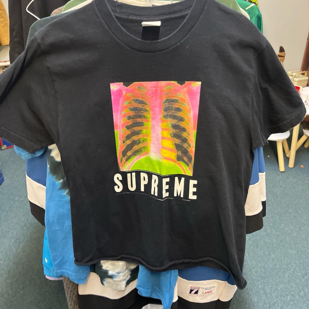 Supreme X Ray Black Tee FW16 Adult Size Medium